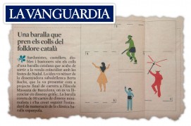 El diari La Vanguardia fa ressò de la Baralla Catalana