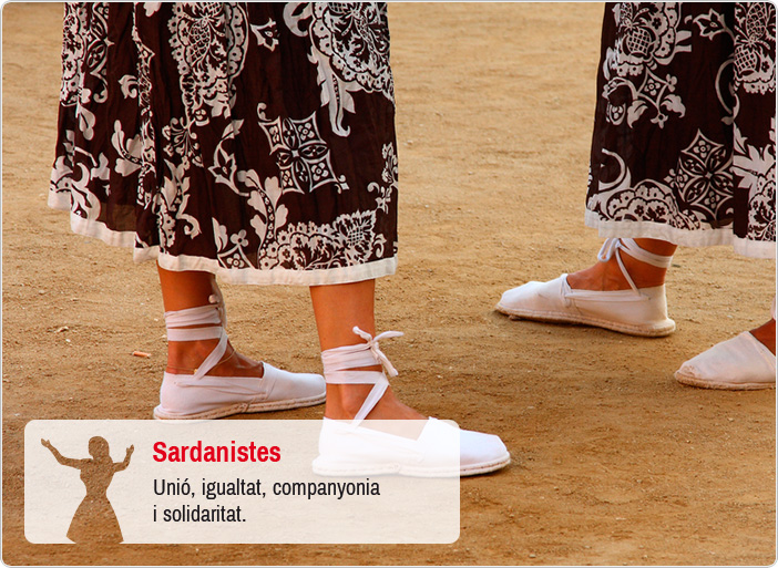 Sardanistes - Unió, igualtat, companyonia i solidaritat